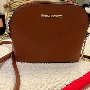 Steve Madden Tan Crossbody Bag with Gold Accents
